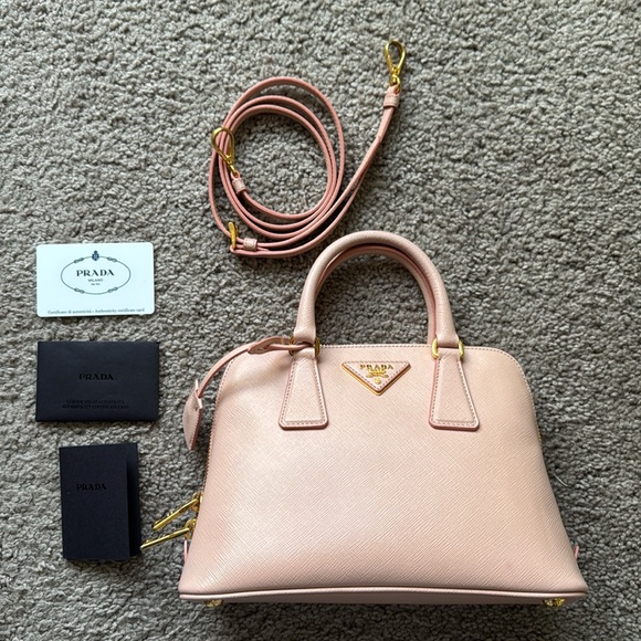 Prada Saffiano Lux Small Promenade Tote - Picture 4 of 14